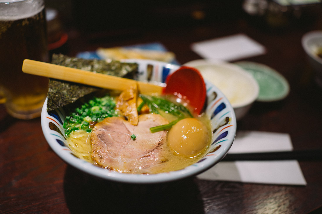 Oishii is in order: best ramen we have had so far.