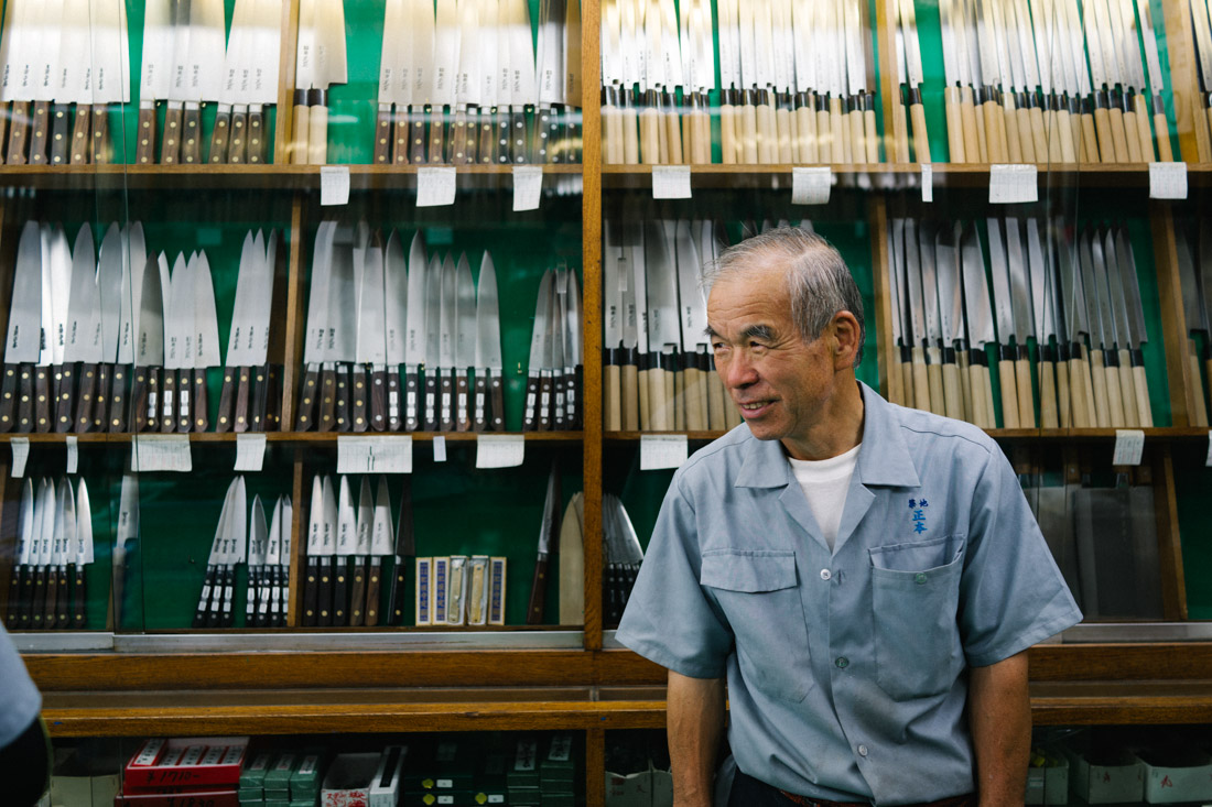 4<sup>th</sup> generation knife-maker, his ancestors made swords.