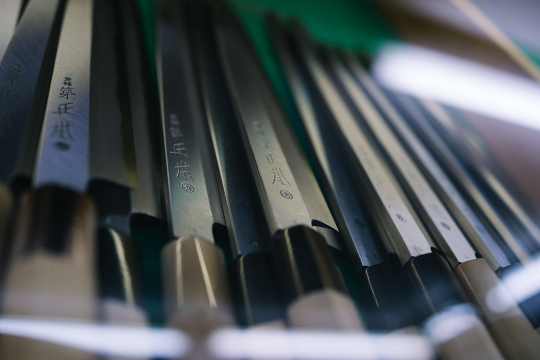 Along with their characters, they engrave whatever you want when you buy a knife.