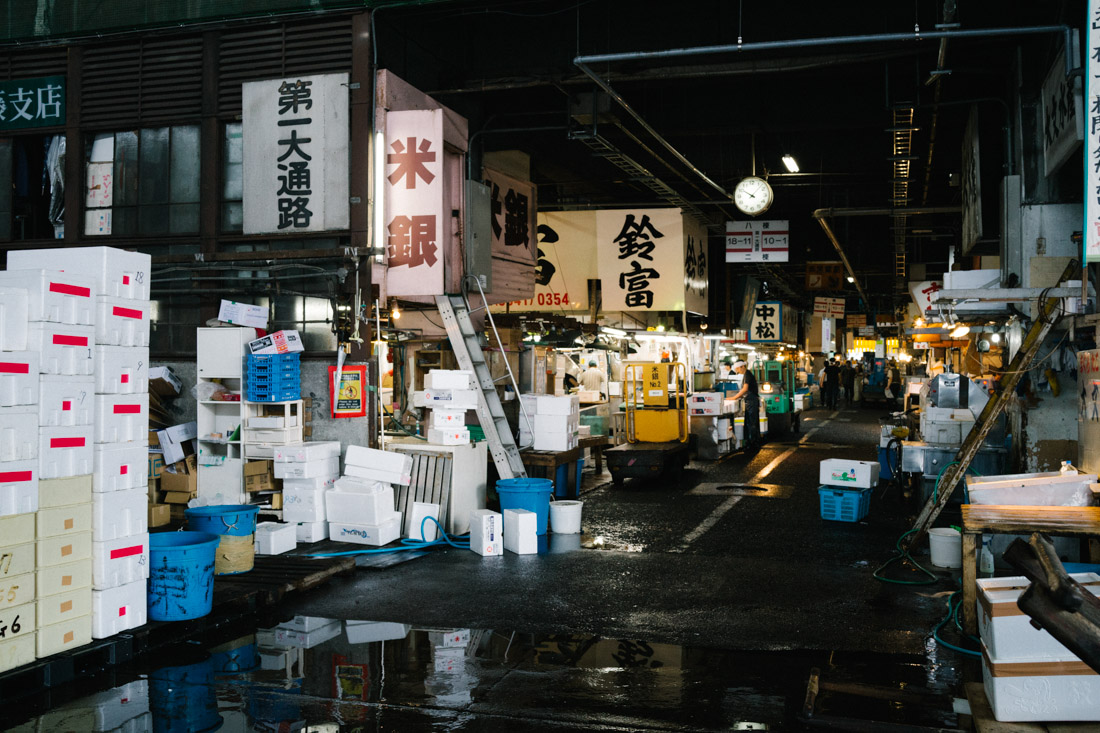 Heading out of the market, it’s an infinite maze.