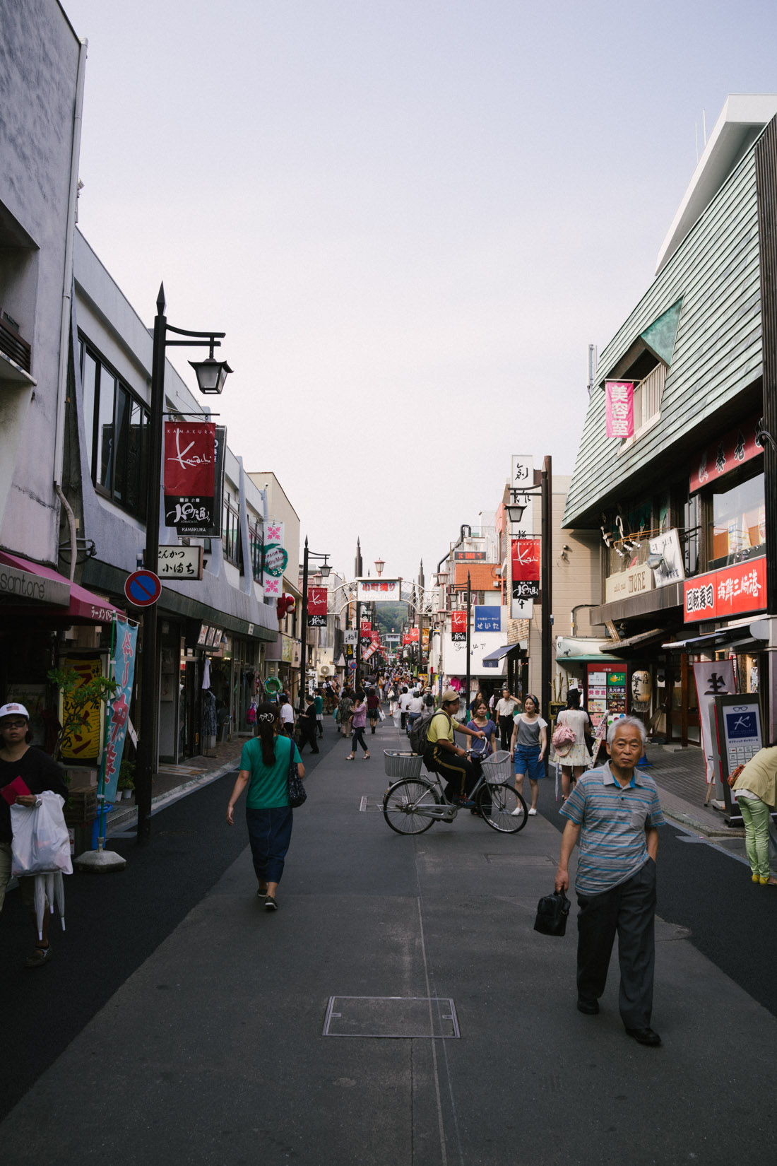 Shopping street in Kamakura, fantastic vibe!