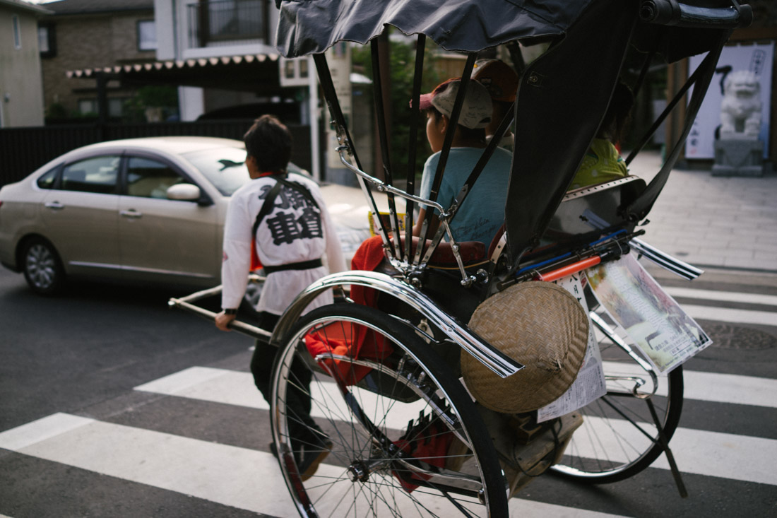 They have rickshaws in Kamakura.
