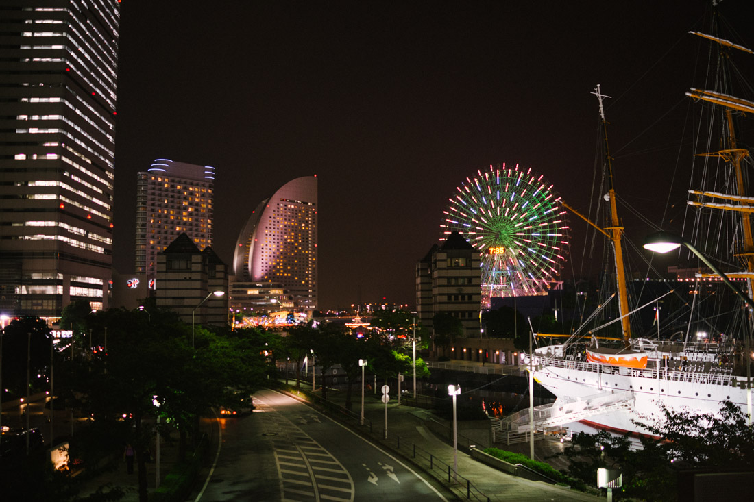 Minato Mirai, a futuristic bay promenade.