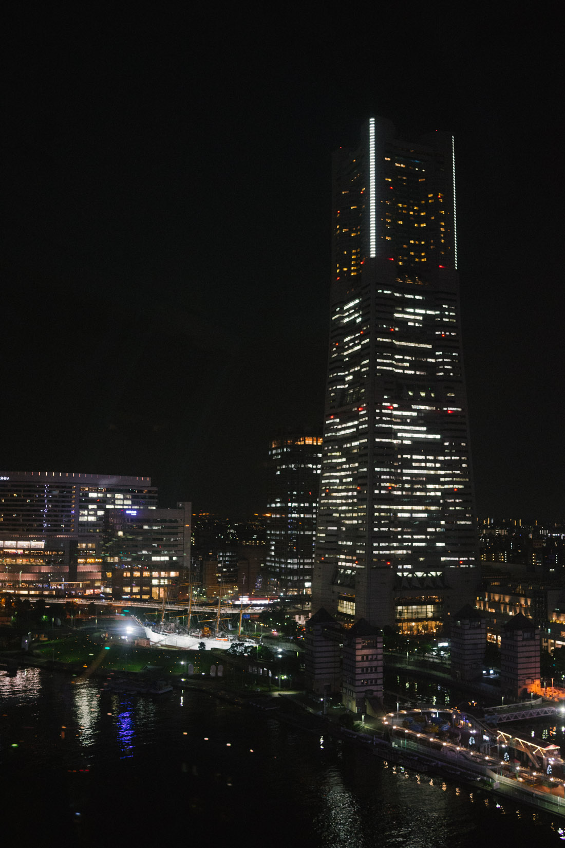The Landmark Tower stands 296 meters tall and has more than 70 floors.