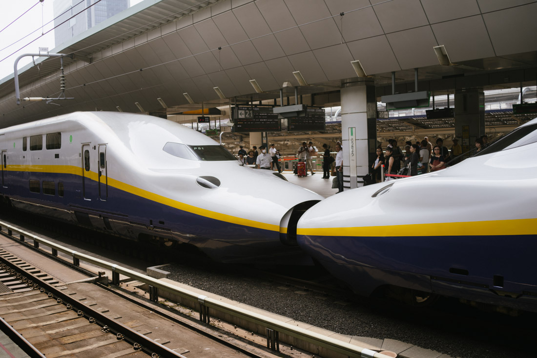 The famous Shinkansen!