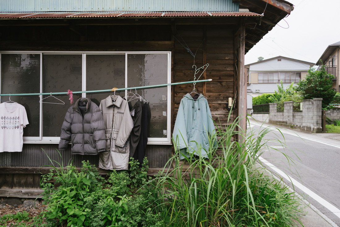 Drying coats outside?