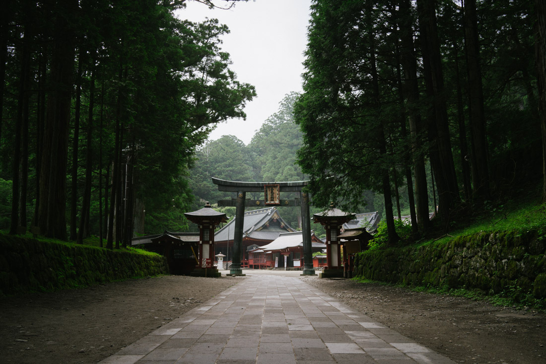 Main entrance to Futarasan shrine; straight out of a samurai’s book.