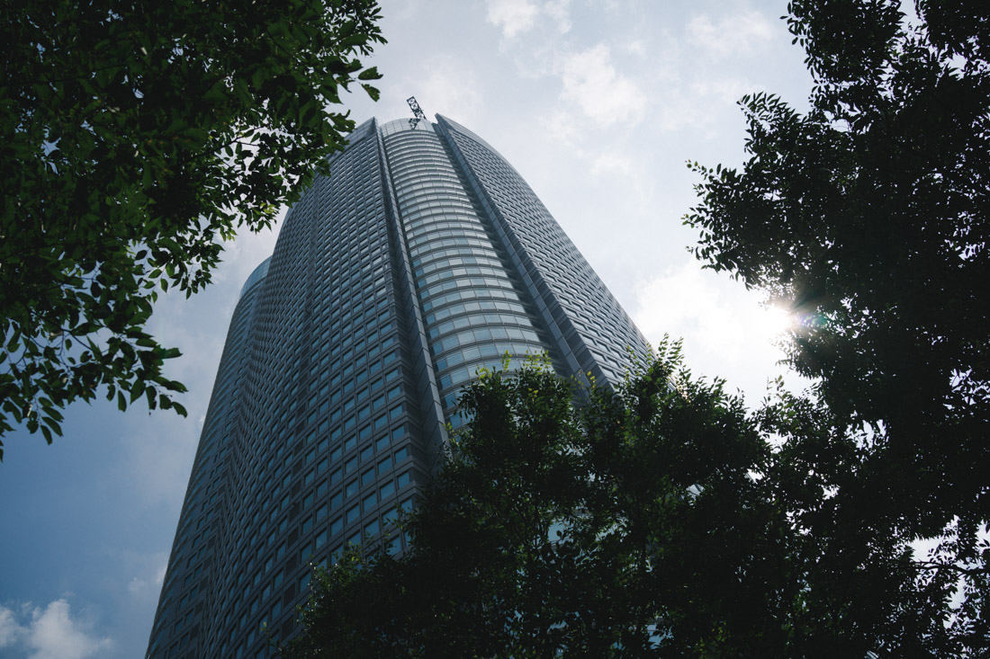 Roppongi Hills stands 235 meters tall and it houses large companies offices, restaurants, cinemas, a museum and more.