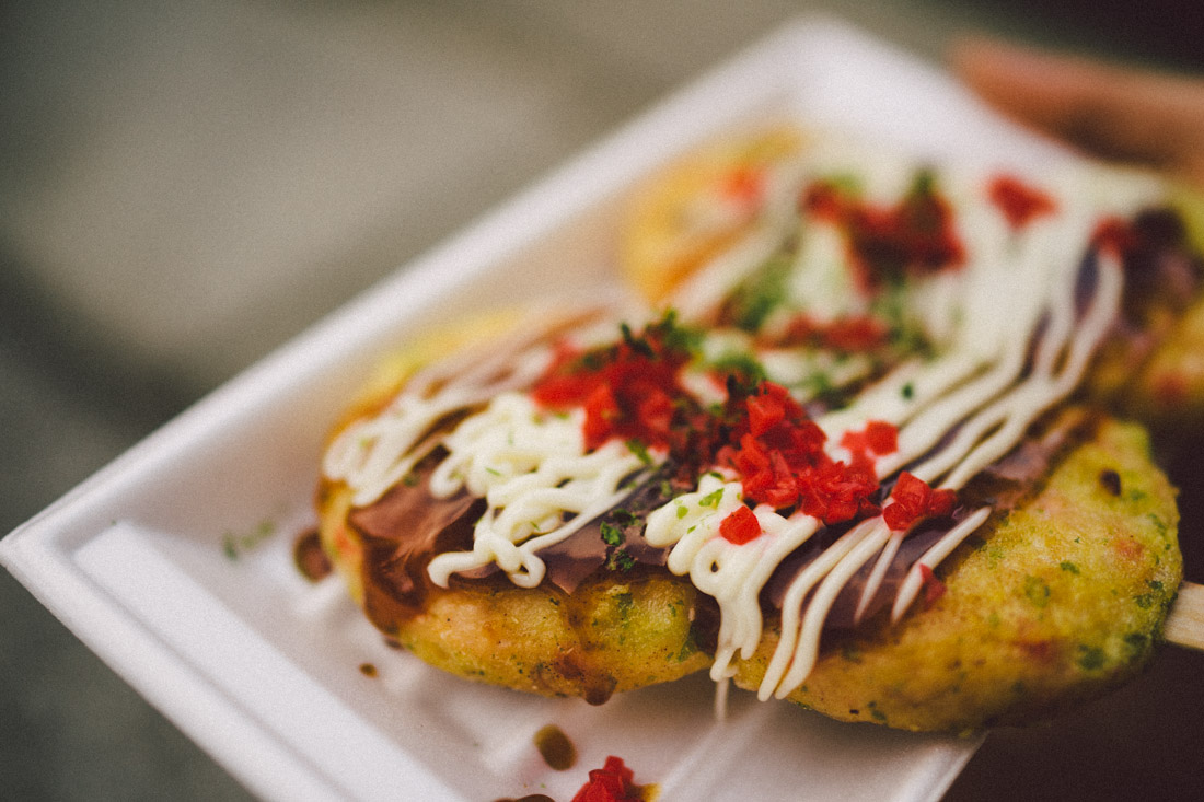 Miniature okonomiyaki; we’ve had better, but it was good.