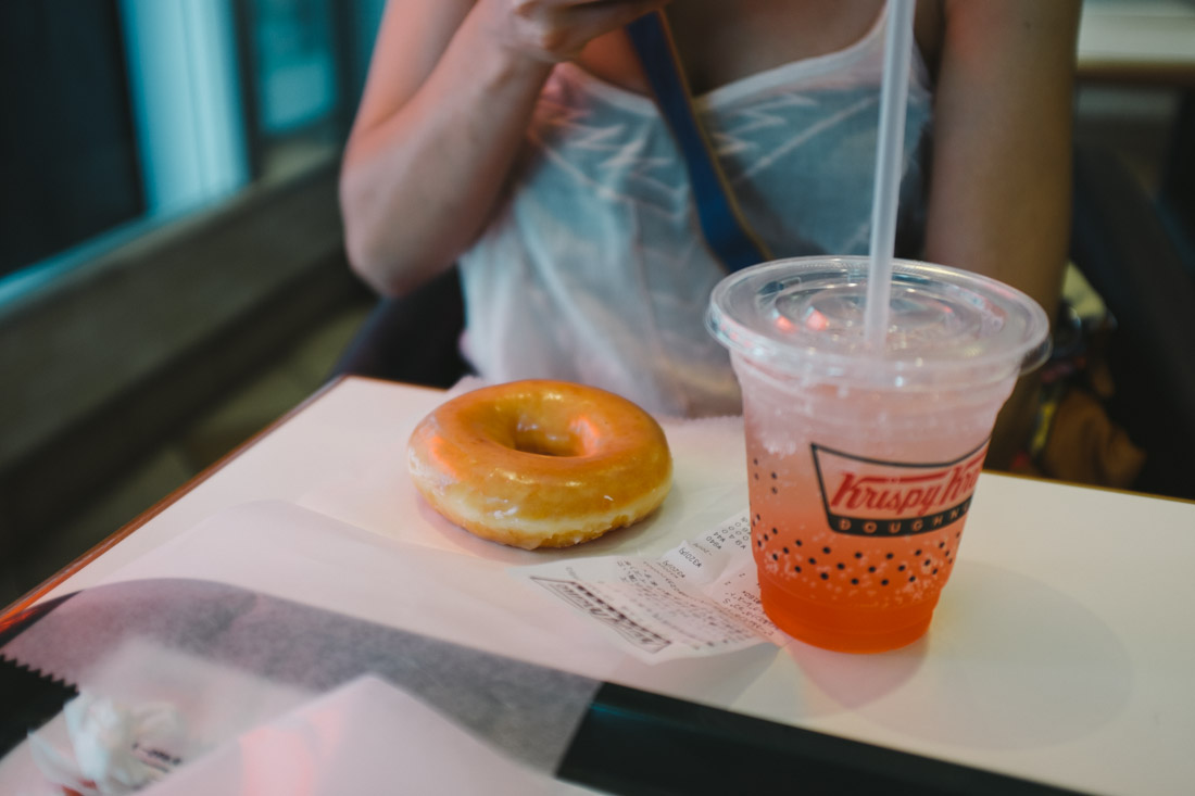 Krispy Kreme glazed doughnuts