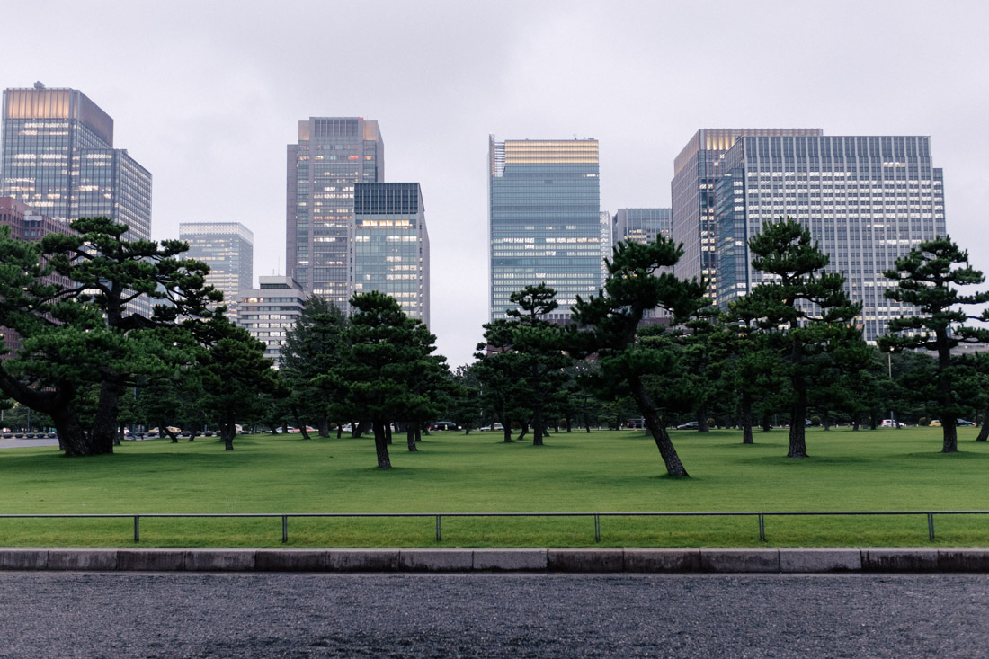 Very zen-like garden near the Imperial Palace.