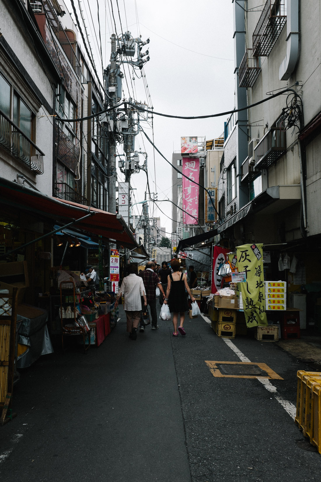 One of the many outer market streets.
