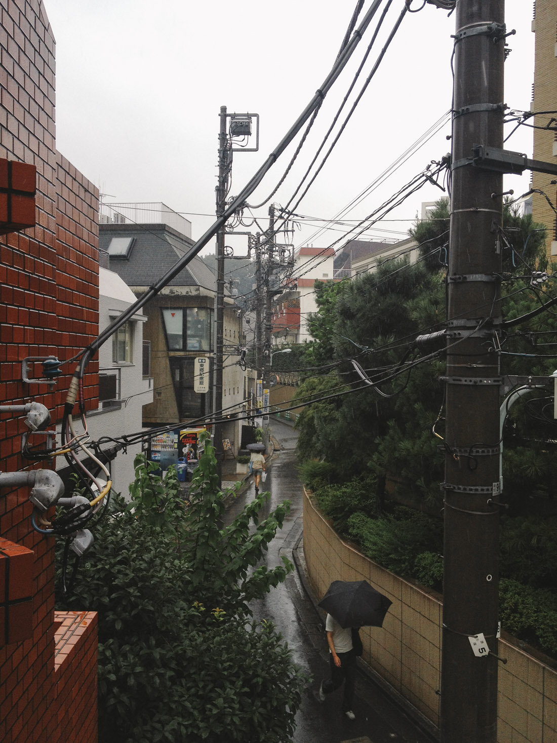 Rainy day in Tokyo