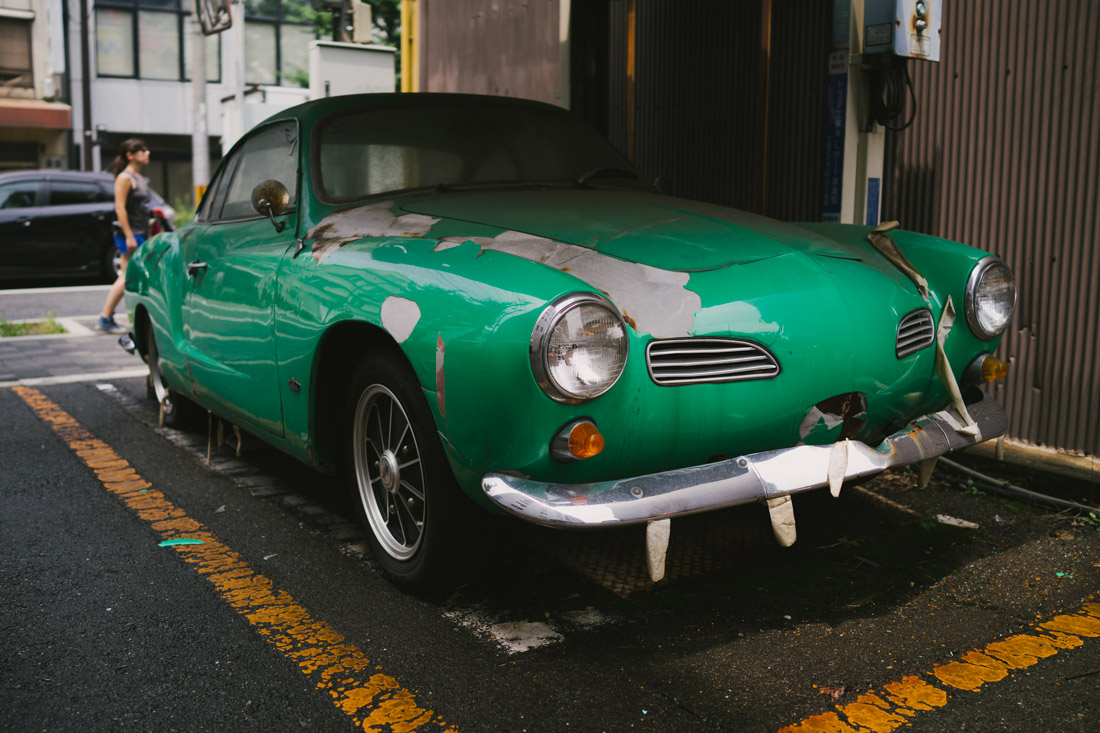 On the way to Nijo Castle we saw this amazing Volkswagen Ghia.