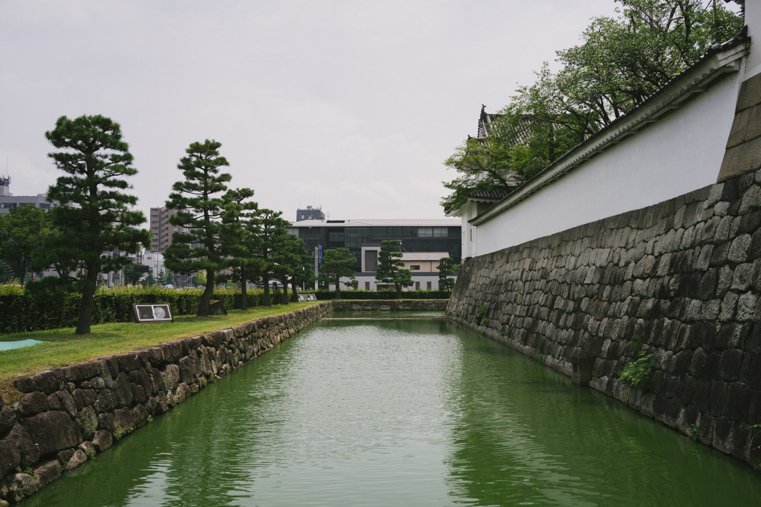 Finally at Nijo Castle. Even the moat is gorgeous.