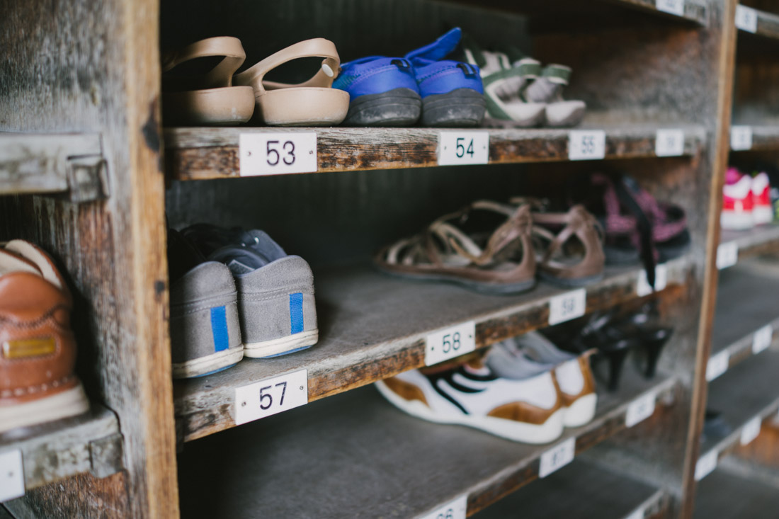 Make sure to leave your shoes at the entrance.