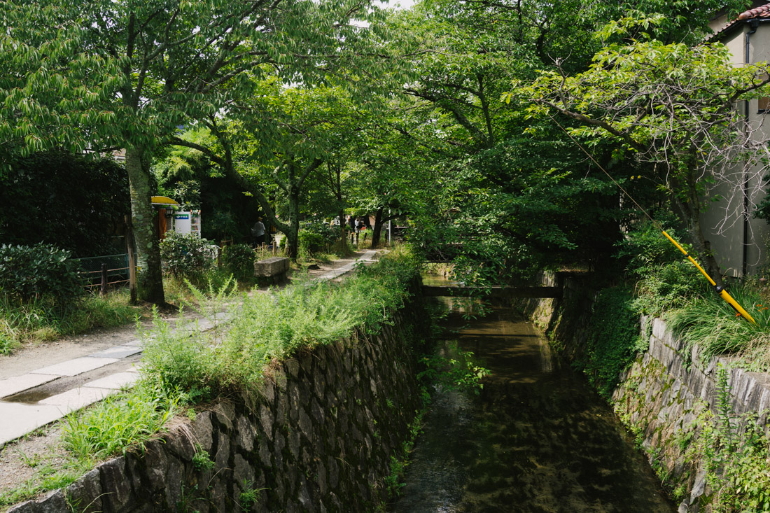 Philosopher’s Walk near Ginkaku-ji, where we had lunch.