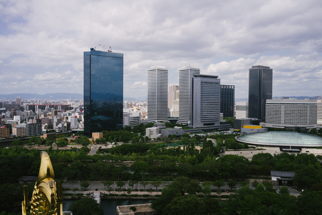 The view of the city from the top of the Castle.