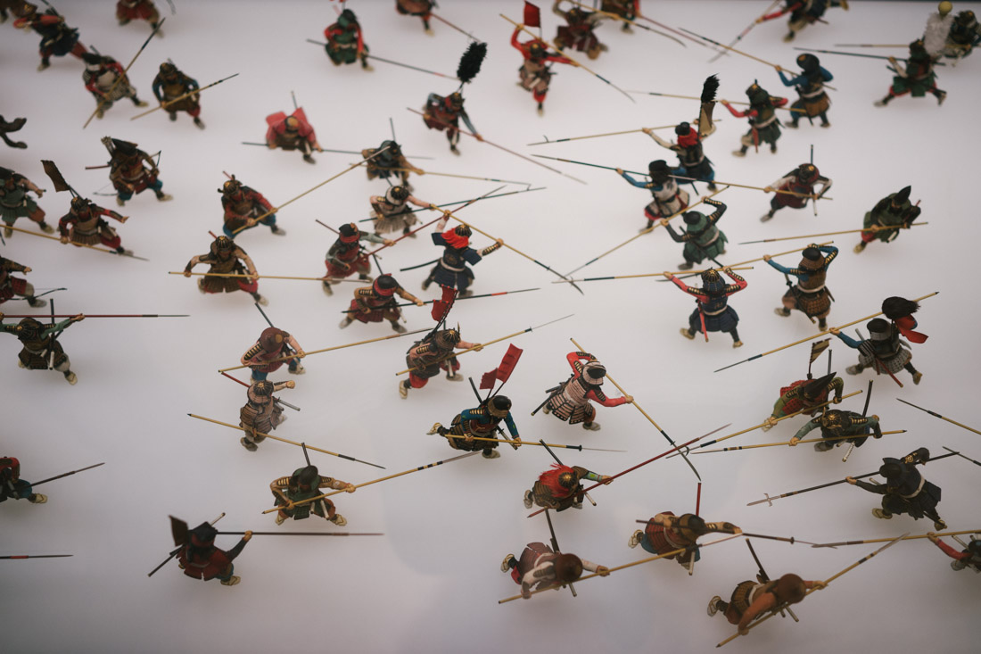 Representation of the war in the Battle of Sekigahara, one of the few things we could take pictures to.