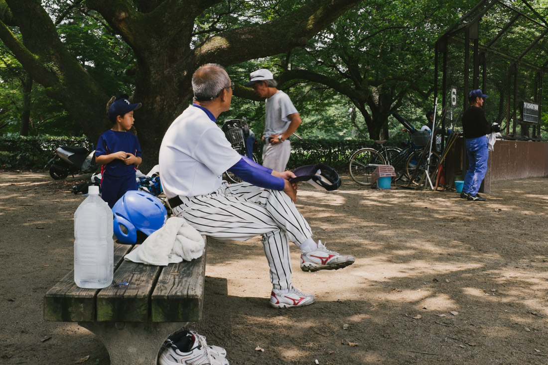 Kind fella who invited us to sit down and watch the game.